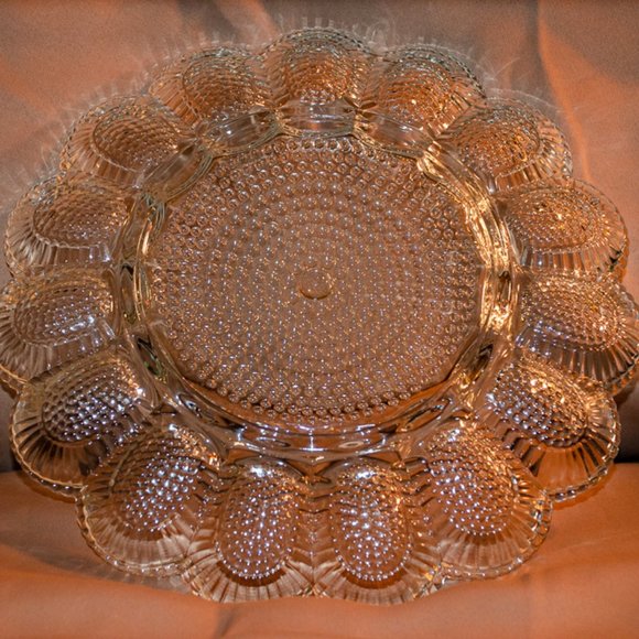 Indiana Glass Egg Plate - Picture 3 of 4